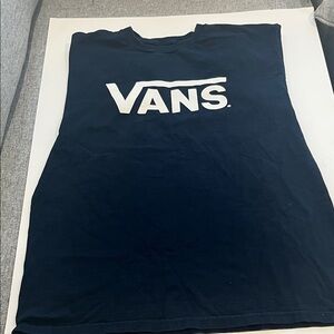 Vans Dark Blue Tee with White Logo